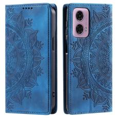  Motorola Moto G04 4G/G24 4G Fodral Filp Mandala Bl&aring; - Teknikhallen.se