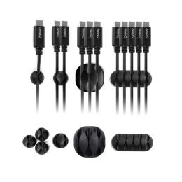 DESIRE2 DESIRE2 Kabelclips Tidy 10-pack Svart - Teknikhallen.se