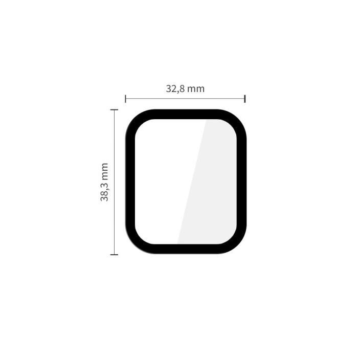 Bild 2, Tech-Protect Tech-Protect Apple Watch 40 mm Skärmskydd GlassFlex+ Härdat Glas - Teknikhallen.se