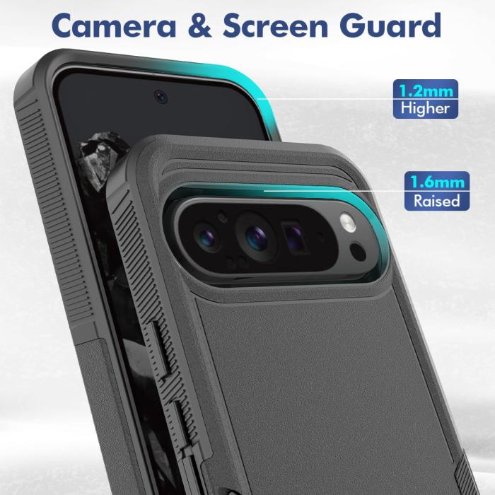 Bild 2,  Google Pixel 9 Pro XL Skal Xtreme Shockproof Hybrid Svart - Teknikhallen.se