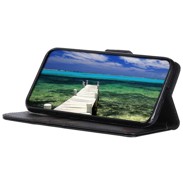 Bild 3, KHAZNEH KHAZNEH Motorola Moto G32 Fodral Läder Svart - Teknikhallen.se