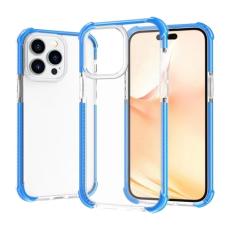  iPhone 14 Pro Max Skal Shockproof Akryl/TPU Transparent/Bl&aring; - Teknikhallen.se