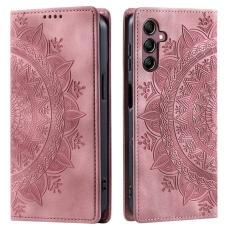  Samsung Galaxy A25 5G Fodral Flip Mandala L&auml;der Ros&eacute;guld - Teknikhallen.se