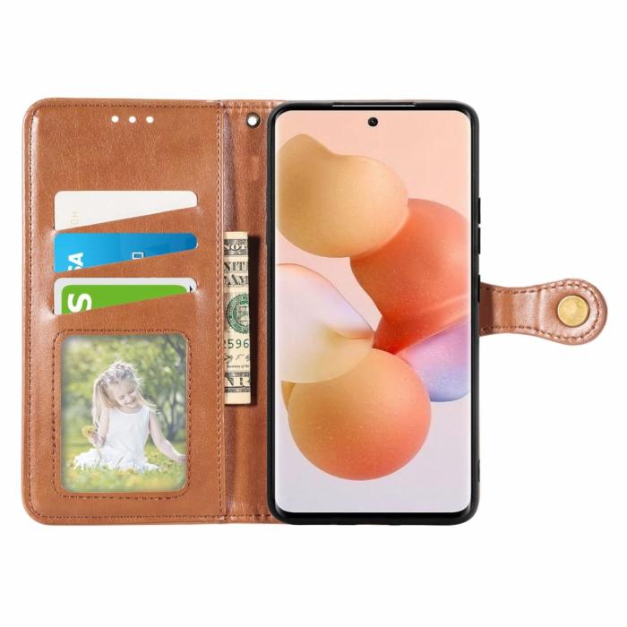 Bild 2,  Xiaomi 12T / 12T Pro Fodral Magnetisk Mässing Brun - Teknikhallen.se