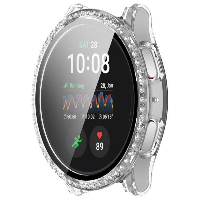Bild 5,  Galaxy Watch 7 40 mm Skal Med Skärmskydd Strass Transparent - Teknikhallen.se