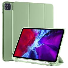  iPad Pro 12.9 Fodral Tri-Fold Pennh&aring;llare Gr&ouml;n - Teknikhallen.se