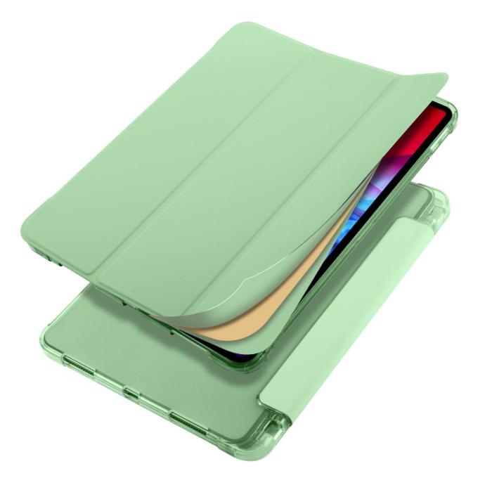 Bild 2,  iPad Pro 12.9 Fodral Tri-Fold Pennhållare Grön - Teknikhallen.se