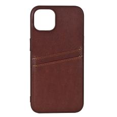 Buffalo Buffalo iPhone 12 / 12 Pro Skal L&auml;der Med 2 Kortfack Brun - Teknikhallen.se