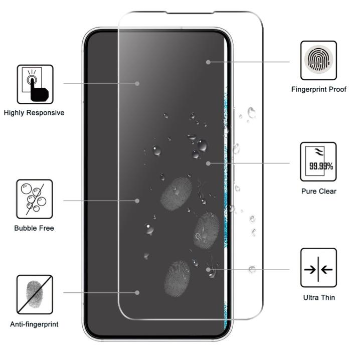 Bild 2,  Samsung Galaxy A54 5G Skärmskydd Härdat Glas - Teknikhallen.se