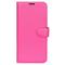  Samsung Galaxy S23 FE Fodral Litchi Textur Rosa - Teknikhallen.se