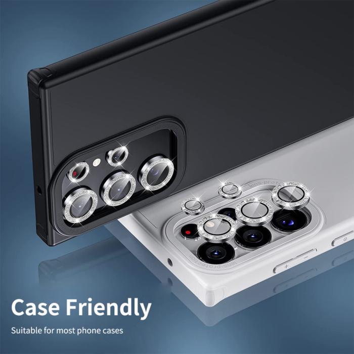 Bild 6, ENKAY ENKAY Galaxy S25 Ultra Linsskydd Glitter Colorful - Teknikhallen.se