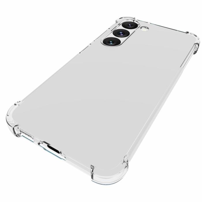 Bild 4,  Samsung Galaxy S23 Plus Skal Shockproof TPU Matt Transparent - Teknikhallen.se