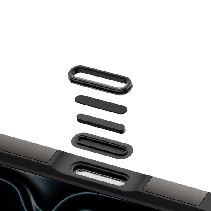 Bild 6, Spigen Spigen iPhone 18 Pro / 17 Pro Skal MagSafe Tough Gunmetal - Teknikhallen.se