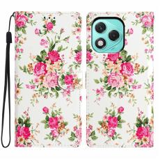  Honor 400 Lite Fodral Med Tryck Rosa Blommor - Teknikhallen.se