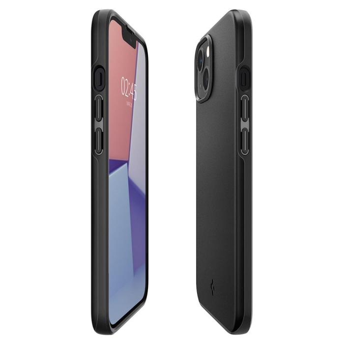 Bild 5, Spigen Spigen iPhone 13 Skal Thin Fit Svart - Teknikhallen.se