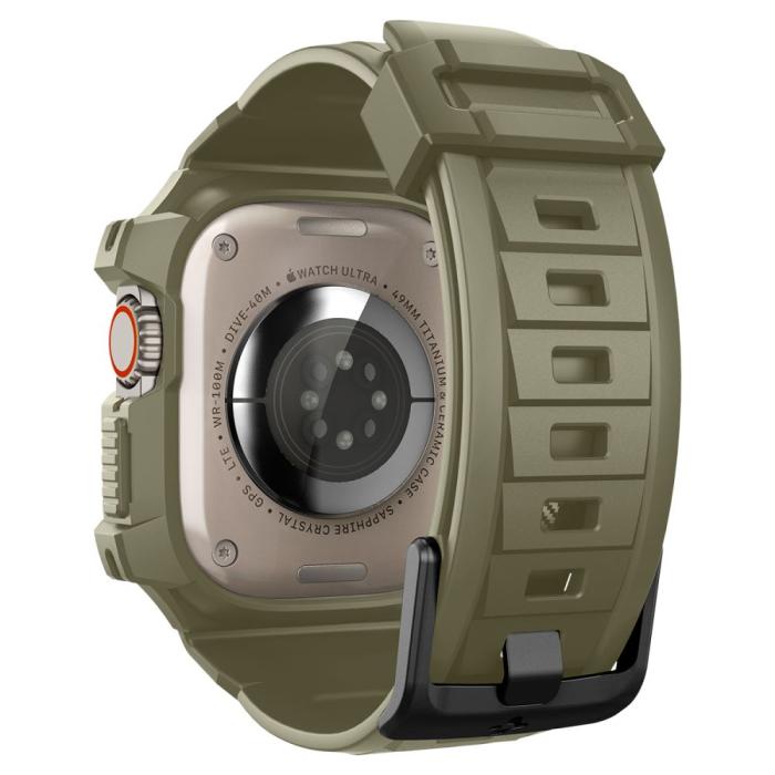Bild 4, Spigen Spigen Apple Watch Ultra 49 mm Skal/Armband Rugged Armor 'Pro' - Teknikhallen.se
