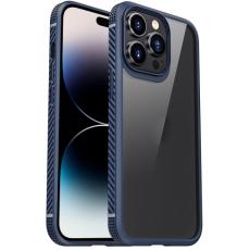 IPAKY IPAKY iPhone 14 Pro Skal Shockproof Hybrid Bl&aring; - Teknikhallen.se