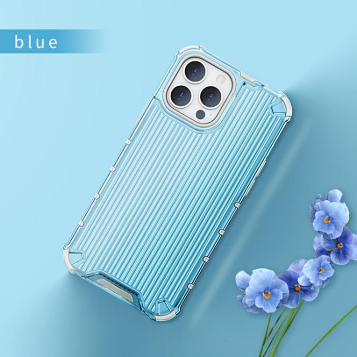 Bild 2,  iPhone 12 Pro Max Skal Shockproof Resväska Design Blå - Teknikhallen.se