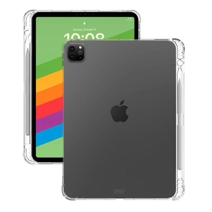 Bild 2,  iPad Pro 11 2025/2024 TPU Skal Transparent - Teknikhallen.se