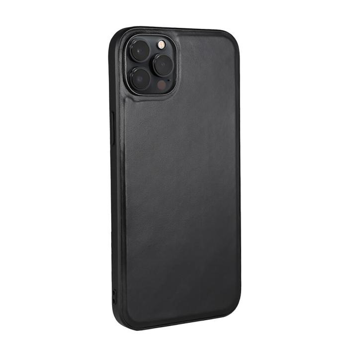 Bild 3, Buffalo Buffalo iPhone 14 Plus Skal MagSeries Läder Svart - Teknikhallen.se