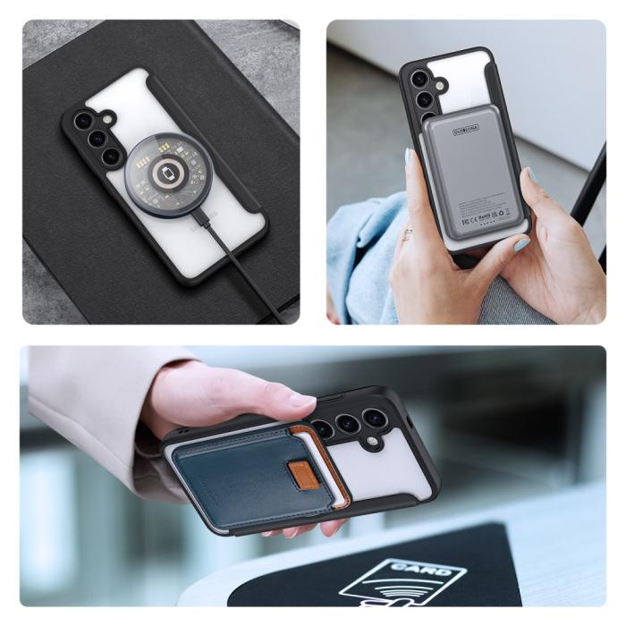 Bild 5, DUX DUCIS DUX DUCIS Galaxy S24 Fodral MagSafe Skin X Pro Svart - Teknikhallen.se