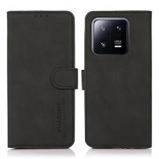 KHAZNEH KHAZNEH Xiaomi 13 Pro 5G Fodral Retro L&auml;der Svart - Teknikhallen.se