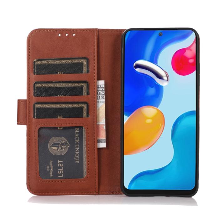 Bild 4,  Xiaomi 13 5G Fodral Läder Brun - Teknikhallen.se