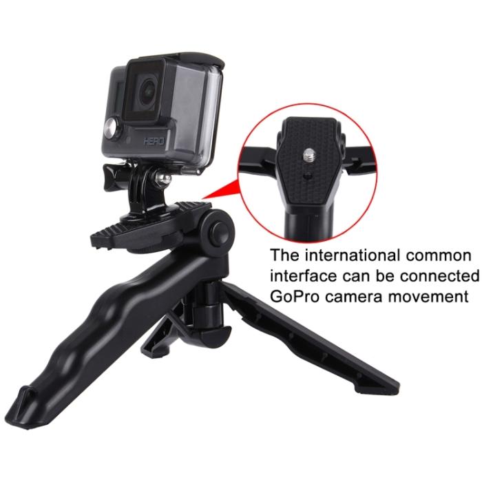 Bild 4, PULUZ PULUZ Trifold Med Adapter För GoPro Svart - Teknikhallen.se
