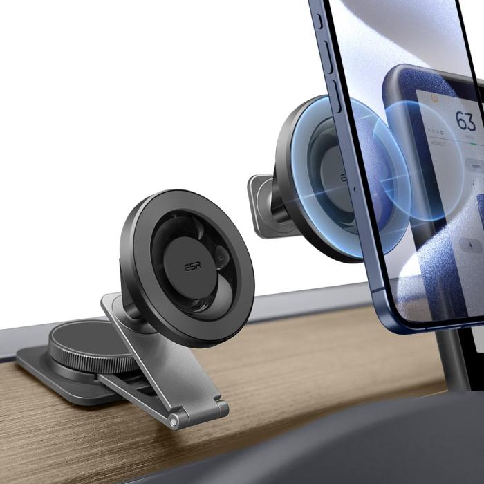Bild 3, ESR ESR MagSafe Mobilhållare För Skärmar / Instrumentbräda Svart - Teknikhallen.se