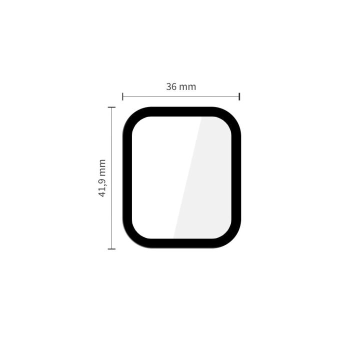 Bild 2, Tech-Protect Tech-Protect Apple Watch 44 mm Skärmskydd GlassFlex+ Härdat Glas - Teknikhallen.se