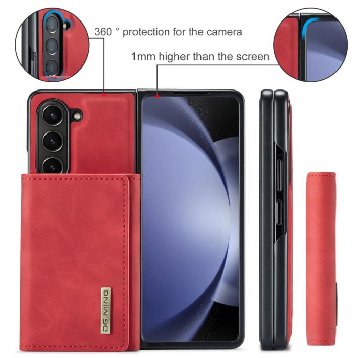 Bild 6, DG.MING DG.MING Galaxy Z Fold 5 Skal 2in1 Magnetisk Avtagbart Kortfack - Teknikhallen.se