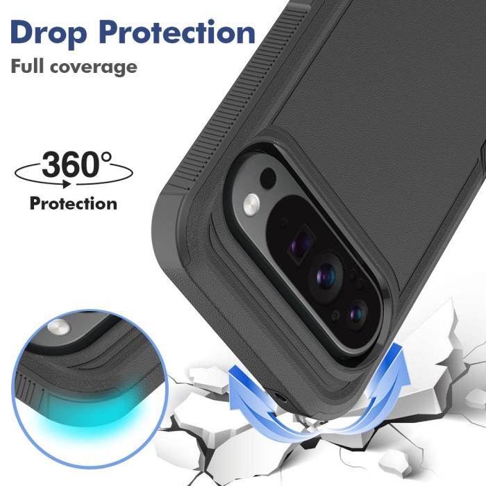 Bild 5,  Google Pixel 9 Pro XL Skal Xtreme Shockproof Hybrid Svart - Teknikhallen.se