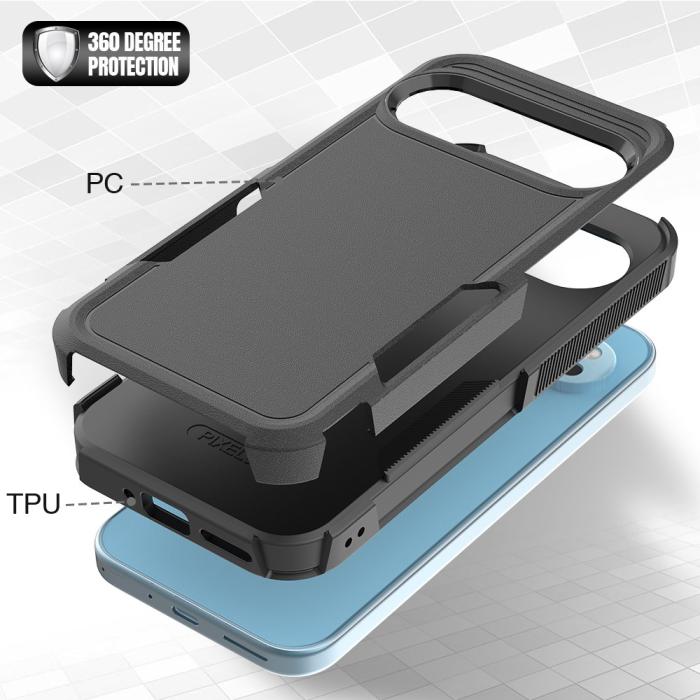 Bild 3,  Google Pixel 9/9 Pro Skal Xtreme Shockproof Hybrid Svart - Teknikhallen.se