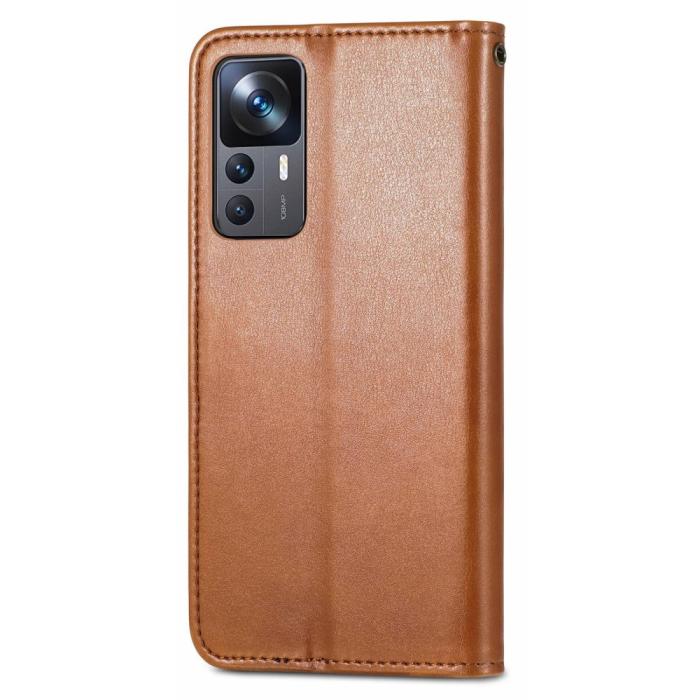 Bild 6,  Xiaomi 12T / 12T Pro Fodral Magnetisk Mässing Brun - Teknikhallen.se