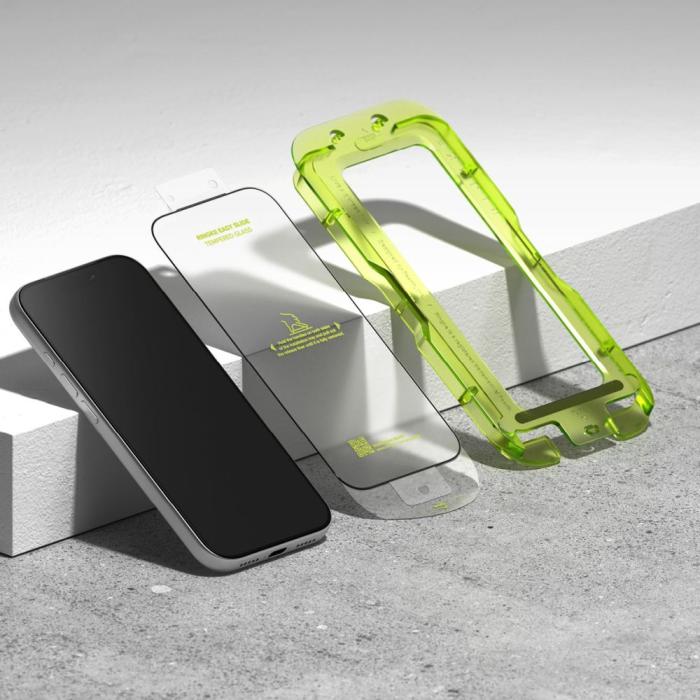 Bild 3, Ringke Ringke iPhone 17 Pro 2-PACK Easy Slide Skärmskydd Härdat Glas - Teknikhallen.se