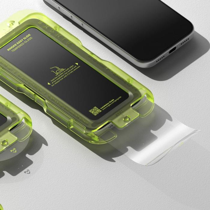 Bild 4, Ringke Ringke iPhone 17 Pro 2-PACK Easy Slide Skärmskydd Härdat Glas - Teknikhallen.se