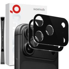 NORTHJO NORTHJO iPhone 18 Pro Max 2-PACK Linsskydd Svart - Teknikhallen.se