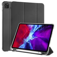  iPad Pro 12.9 Fodral Tri-Fold Pennh&aring;llare Svart - Teknikhallen.se