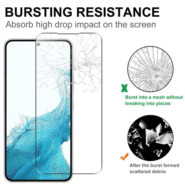 Bild 4,  Samsung Galaxy A54 5G Skärmskydd Härdat Glas - Teknikhallen.se