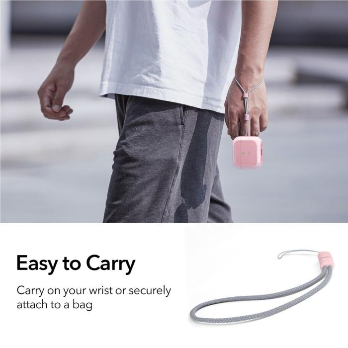 Bild 6, ESR ESR AirPods 4 Skal MagSafe Orbit HaloLock Rosa - Teknikhallen.se
