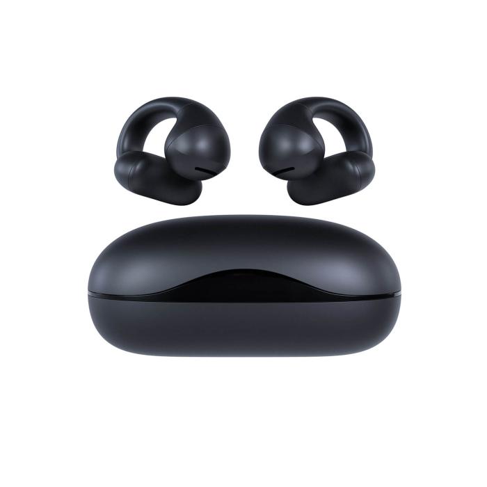 Bild 2, Happy Plugs Happy Plugs In-Ear Hörlurar Clip OWS True-Wireless Svart - Teknikhallen.se