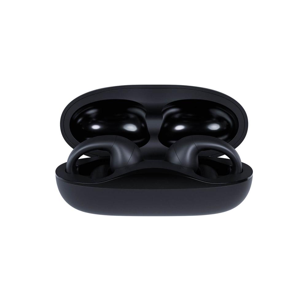 Happy Plugs Happy Plugs In-Ear Hörlurar Clip OWS True-Wireless Svart - Teknikhallen.se