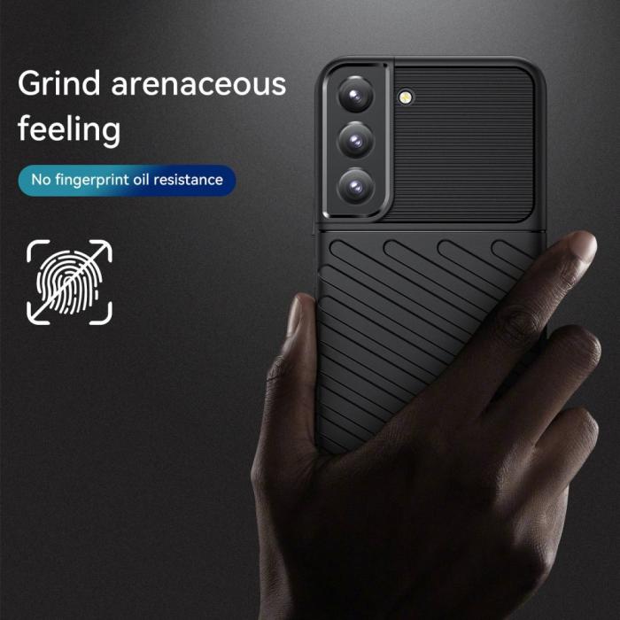Bild 3,  Samsung Galaxy S23 Plus Skal Twill Textur Svart - Teknikhallen.se
