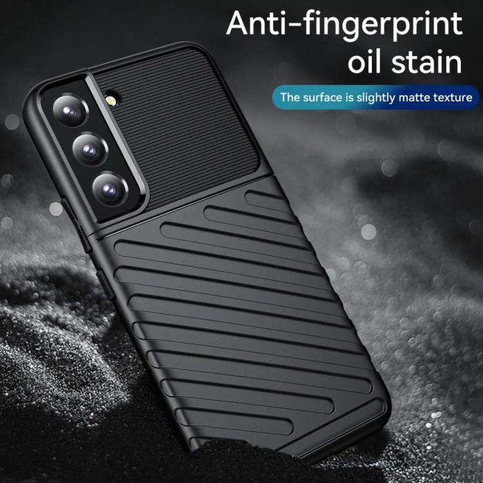 Bild 5,  Samsung Galaxy S23 Plus Skal Twill Textur Svart - Teknikhallen.se