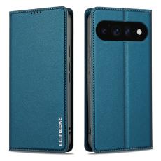 LC.IMEEKE LC.IMEEKE Google Pixel 11 Pro XL Fodral Flip L&auml;der Bl&aring; - Teknikhallen.se