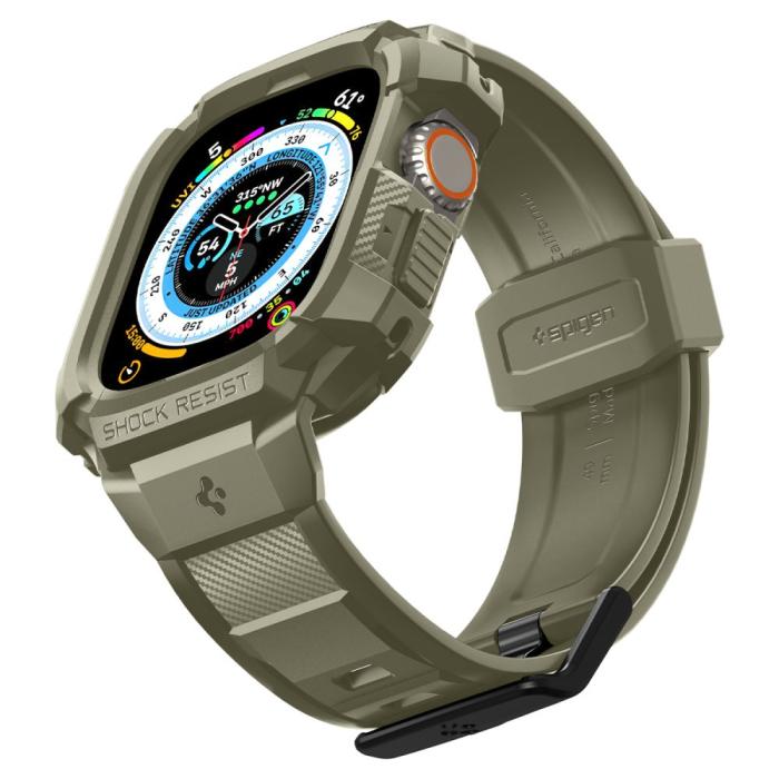 Bild 5, Spigen Spigen Apple Watch Ultra 49 mm Skal/Armband Rugged Armor 'Pro' - Teknikhallen.se