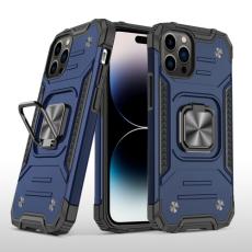  iPhone 14 Pro Skal Shockproof Hybrid Ring Bl&aring; - Teknikhallen.se