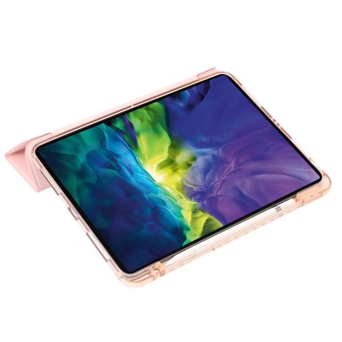 Bild 5,  iPad Pro 13 2025/2024 Tri-Fold Fodral Med Penhållare Ljus Rosa - Teknikhallen.se