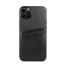 Buffalo Buffalo iPhone 14 Plus Skal L&auml;der Med 2 Kortfack Svart - Teknikhallen.se