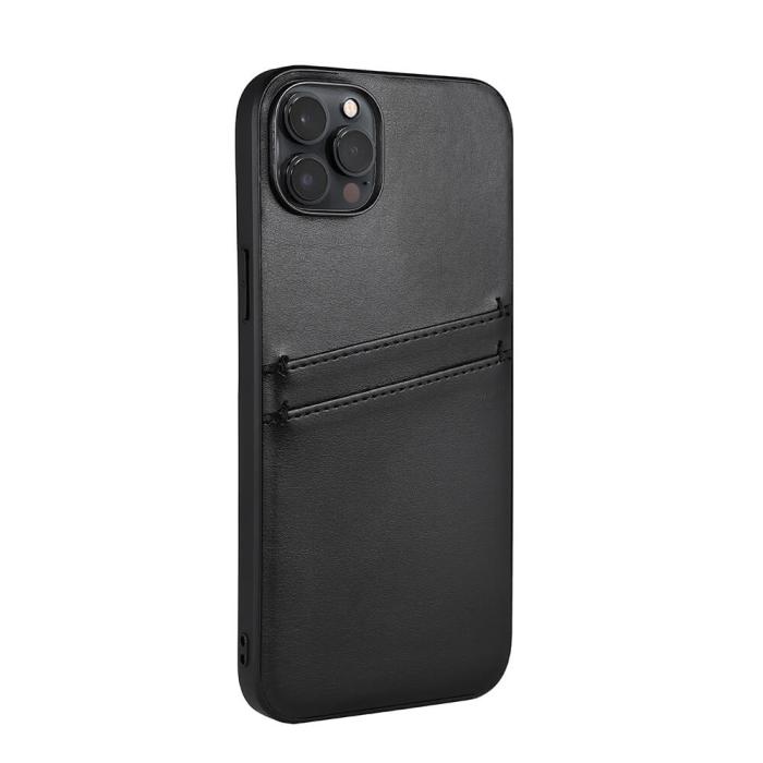 Bild 3, Buffalo Buffalo iPhone 14 Plus Skal Läder Med 2 Kortfack Svart - Teknikhallen.se